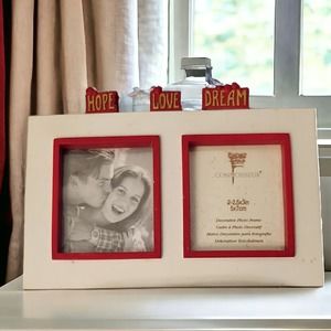 LOVE 5X7 DOUBLE PICTURE FRAME